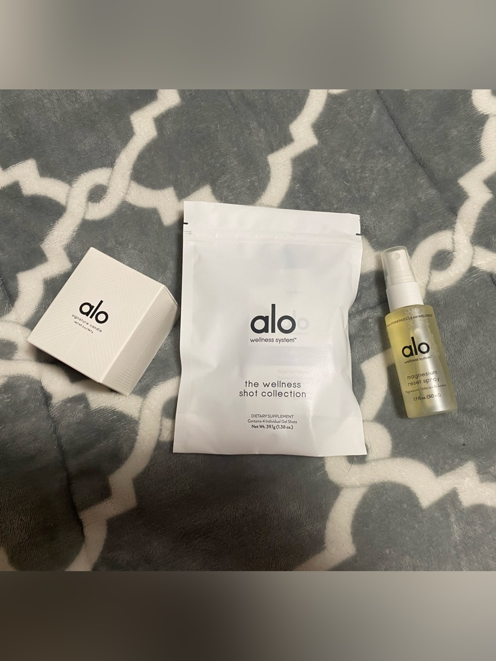 New 3 of alo wellness set